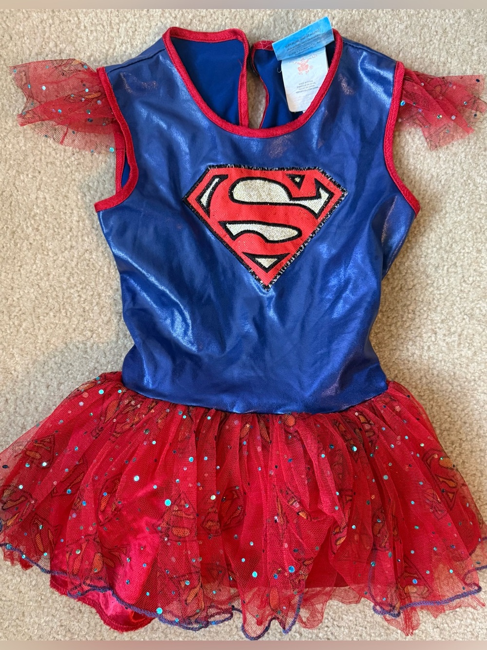 Supergirl TuTu Dress Costume Size Small
